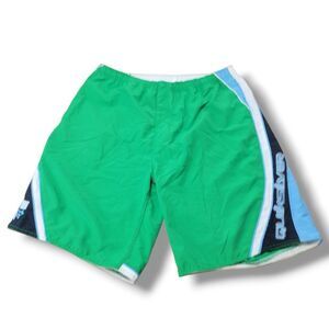 Quiksilver Shorts Size XL W38" x L10.5" Swim Trunks Swimming Trunks Embroidered